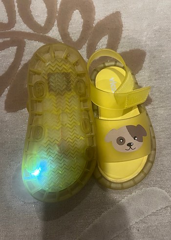 VICCO Köpek Baskılı Sarı Kız Çocuk Sandalet - Görsel 2