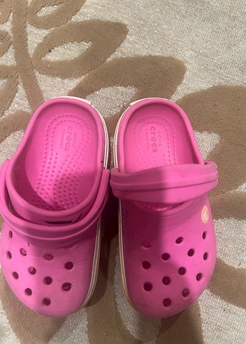 Crocs Kız Çocuk Pembe  Terlik - Görsel 4