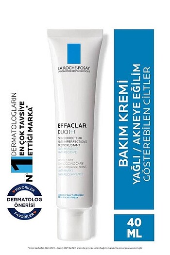 La Roche Posay Effaclar Duo Krem 40 ml