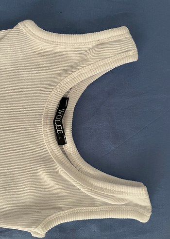 Koton Beyaz Kadın Kolsuz Fitted Atlet