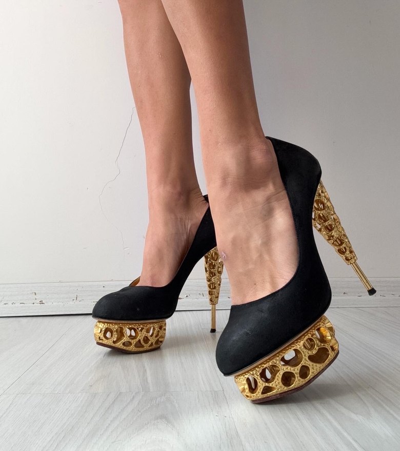 Charlotte Olympia topuklu - Görsel 4