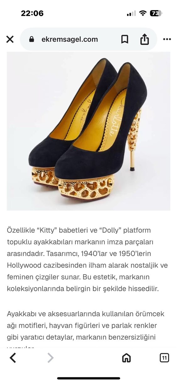 Charlotte Olympia topuklu - Görsel 3