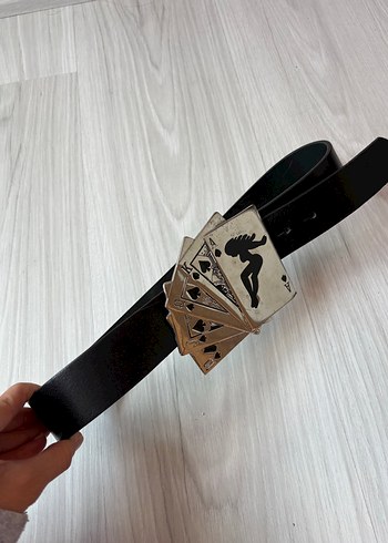  Beden siyah Renk y2k deri kemer pirinc tokasi