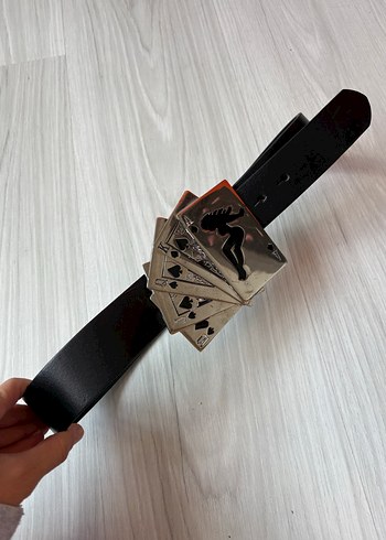  Beden y2k deri kemer pirinc tokasi