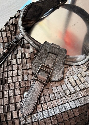  Beden siyah Renk Burberry hobo deri çanta