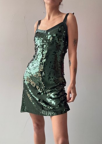 s Beden y2k glam elbise