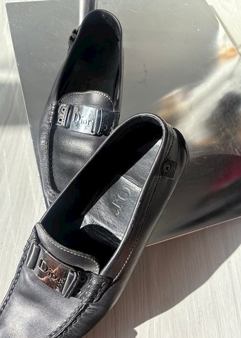 37 Beden siyah Renk Dior deri loafers