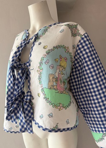 Asya patchwork ceket - Görsel 15
