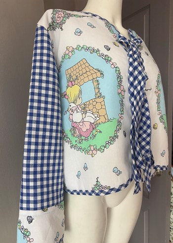 Asya patchwork ceket - Görsel 11