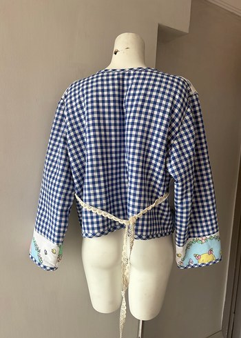 Asya patchwork ceket - Görsel 5