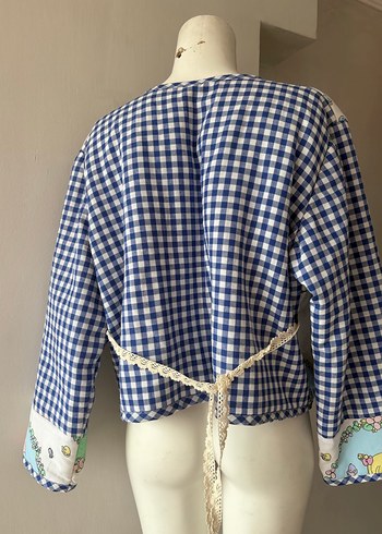 Asya patchwork ceket - Görsel 8