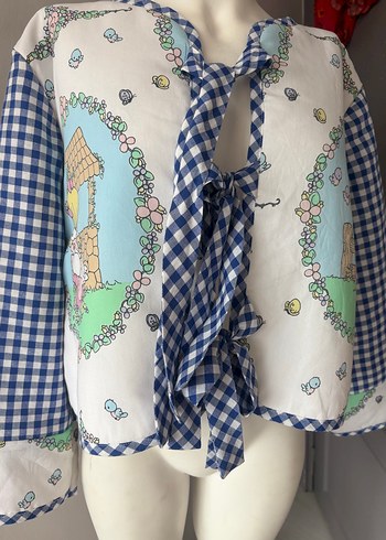 Asya patchwork ceket - Görsel 16