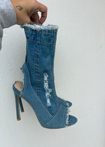 y2k jean topuklu - Görsel 3