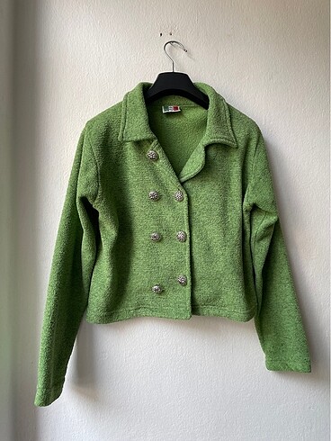 s Beden yeşil Renk Y2k blazer