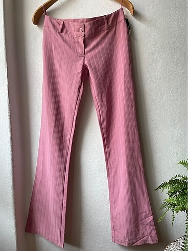 l Beden pembe Renk Y2k pantolon