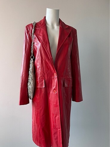 m Beden kırmızı Renk Vintage vegan jacket