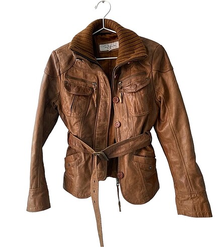American Vintage Vintage deri ceket