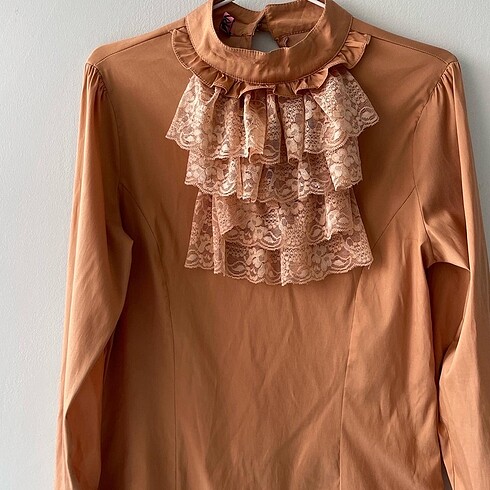 xl Beden kahverengi Renk Vintage gömlek