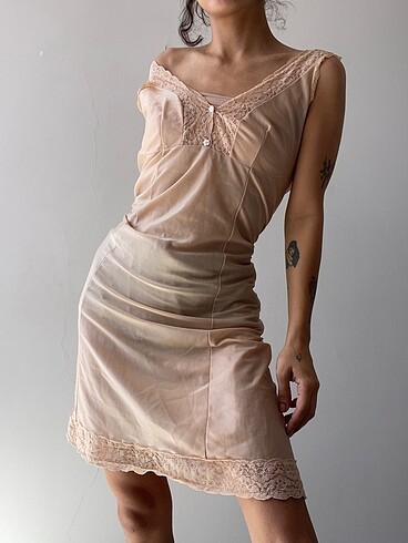 l Beden ten rengi Renk Vintage babydoll