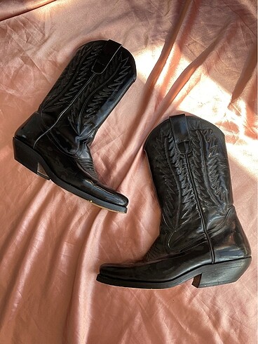 37 Beden siyah Renk Vintage cowboy boots