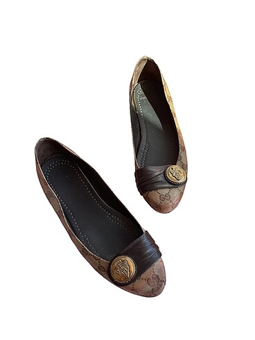 Gucci Hysteria Monogram Ballet Flats