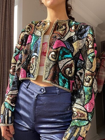 American Vintage Vintage boncuk ceket