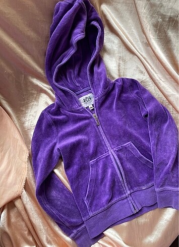 4 Yaş Beden mor Renk y2k Juicy Couture hoodie