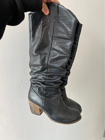 36 Beden Vintage Italyan bot kovboy