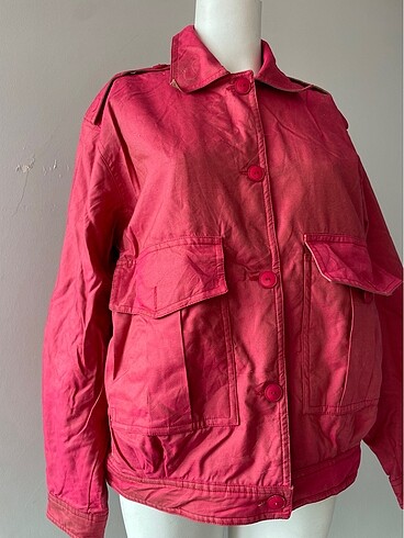 m Beden pembe Renk Vintage bomber ceket
