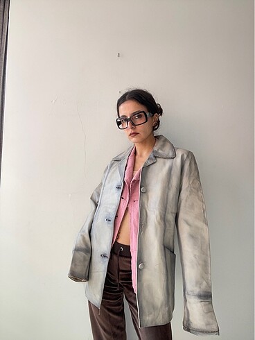 American Vintage Vintage deri ceket