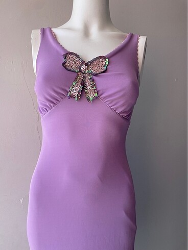 xs Beden mor Renk Parisian elbise