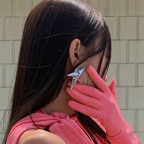 Mugler Mugler küpe gümus
