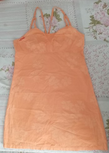 diğer Beden Turuncu Parlak Desenli Street Wear Atlet