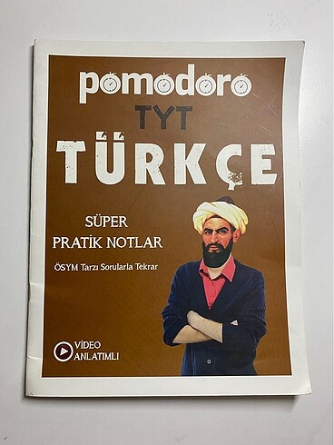 Kr Akademi Pomodoro yayınları Tyt Türkçe notları
