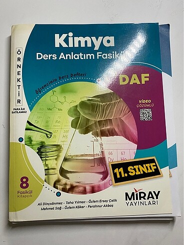 Miray Yayınları Ders Anlatım Fasikülleri Daf