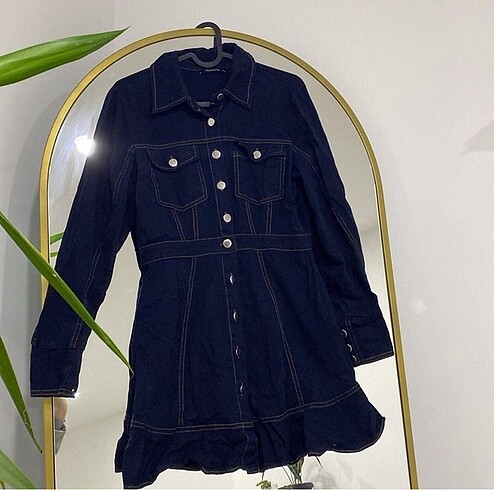 40 Beden Jean Elbise