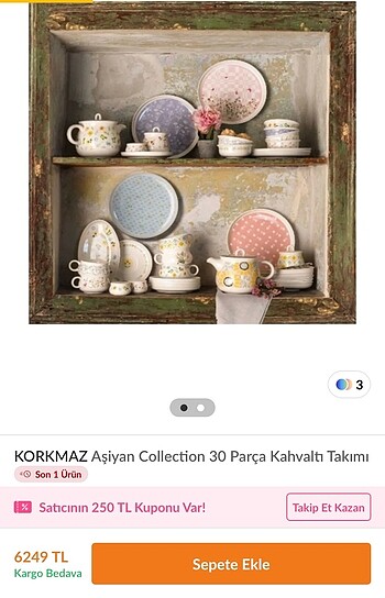 Korkmaz KORKMAZ 30 PARÇA KAHVALTI TAKIMI