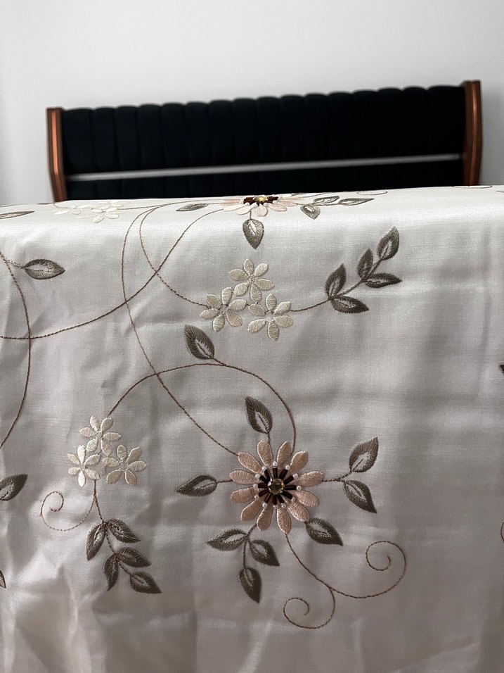 İşlemeli Sedef Çeyizlik Yatak Örtüsü - Görsel 2