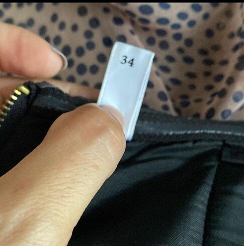 34 Beden siyah Renk Vero Moda straplez kalem elbise