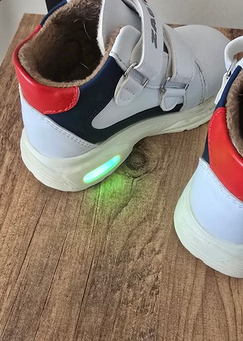 Beyaz Erkek Çocuk  bot  Ayakkabı - Görsel 5