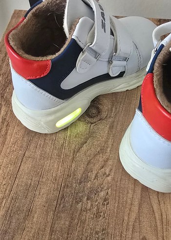 Beyaz Erkek Çocuk  bot  Ayakkabı - Görsel 6