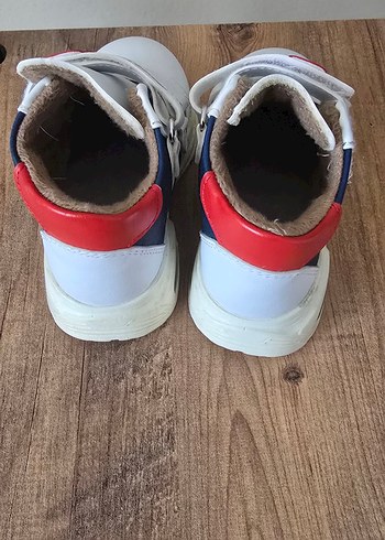 Beyaz Erkek Çocuk  bot  Ayakkabı - Görsel 3
