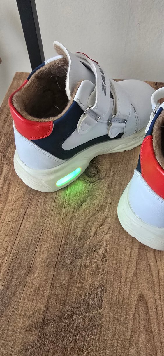 Beyaz Erkek Çocuk  bot  Ayakkabı - Görsel 5