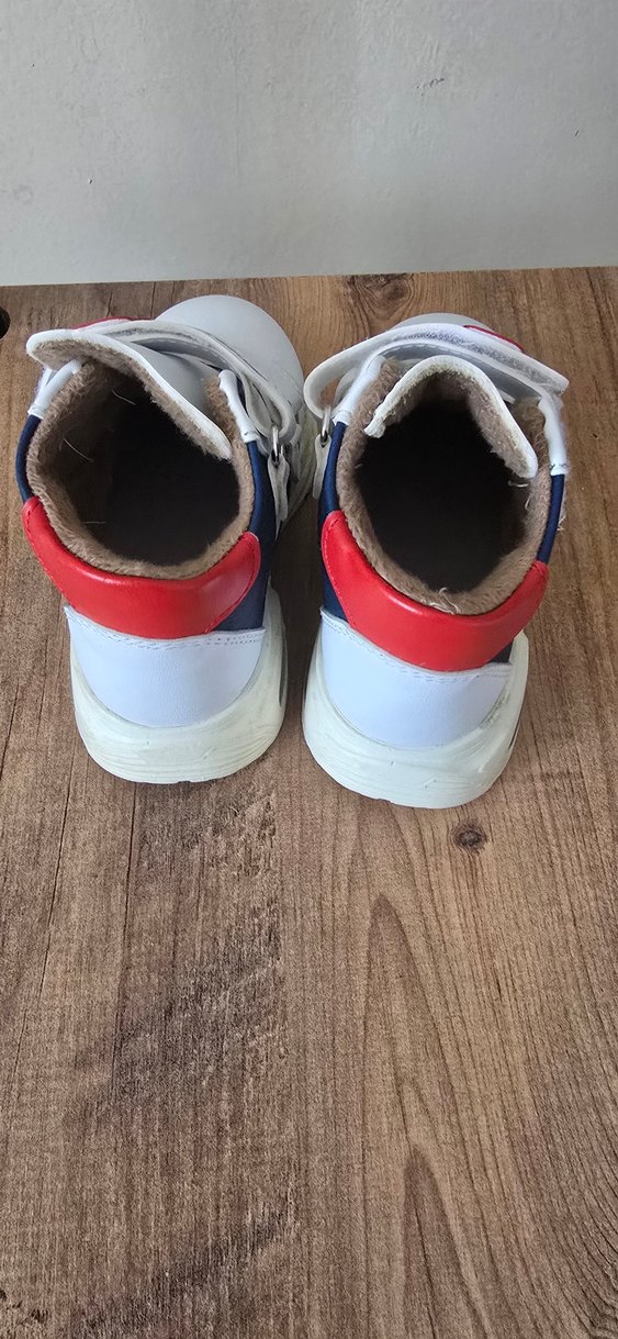 Beyaz Erkek Çocuk  bot  Ayakkabı - Görsel 3