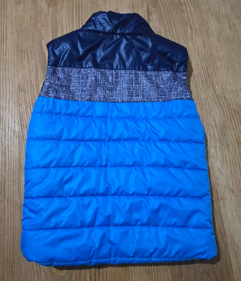 Mavi Erkek Çocuk Fermuarlı Yelek - Görsel 2