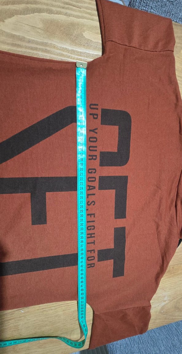 Kapüşonlu Rahat Kesim Kahverengi Sweatshirt - Görsel 5