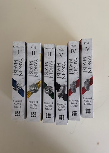 Yangın Mavisi Serisi 6 Kitap Seti