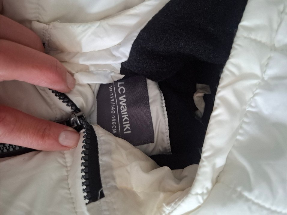 Mavi Gri Erkek Çocuk Kapitone Mont - Görsel 2