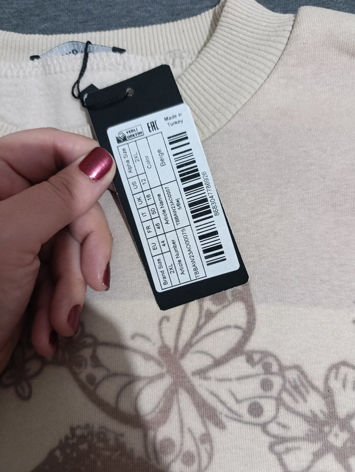 Büyük Beden Sweatshirt - Görsel 3