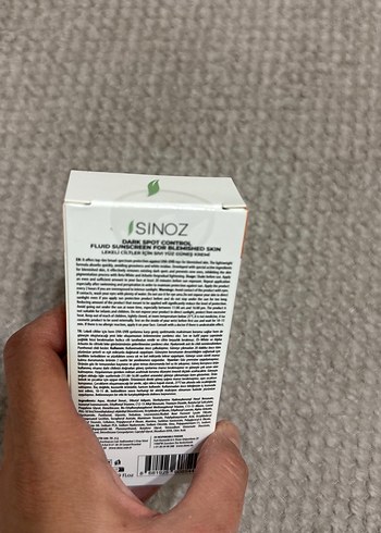 Sinoz Leke Karşıtı SPF 50 Güneş Kremi - Görsel 3